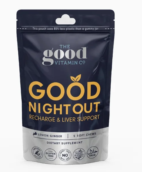The Good Vitamin Co Good Night Out 成人解酒护肝软糖 5粒装【保质期2028/06】