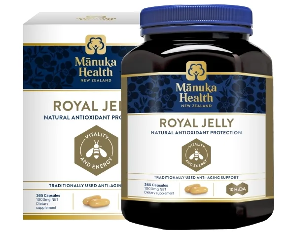 【单瓶包邮】Manuka Health 蜜纽康蜂王浆胶囊 365粒【保质期2029/07】