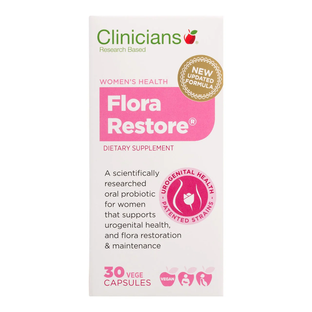 Clinicians Flora Restore Oral Restore 30c 科立纯女性益生菌 【保质期2027/07】
