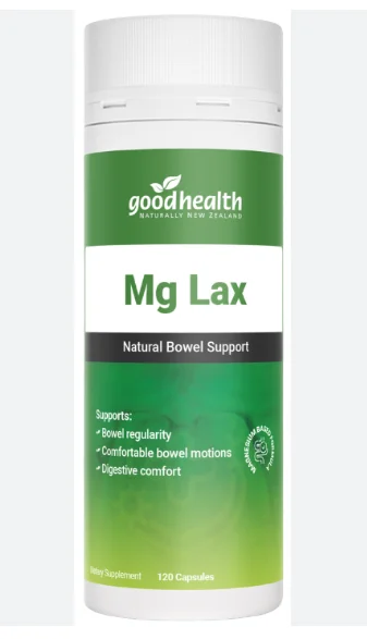 Good Health Mg Lax 好健康天然通便胶囊 120c【保质期2029/02】