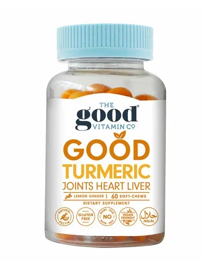 The Good Vitamin Co Adult Good Turmeric 成人姜黄素软糖 60粒【保质期2028/03】