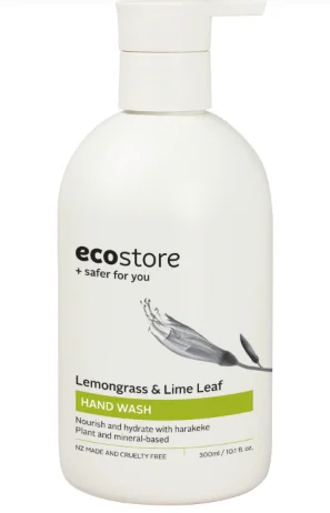 特价 Ecostore Lemongrass & Lime Hand Wash 柠檬草 & 青柠洗手液 300ml【保质期2026/11】