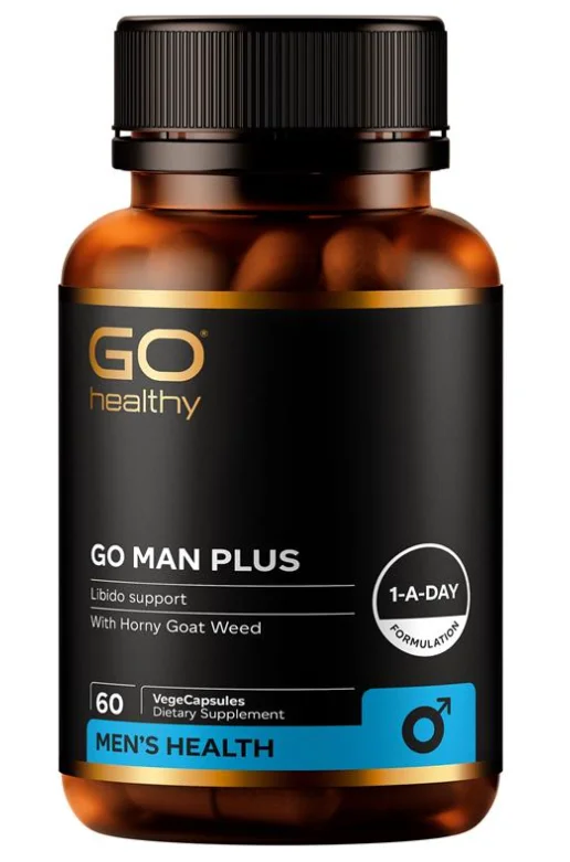 Go Healthy Go Man Plus 高之源男士精力提升胶囊 60粒【保质期2028/09】