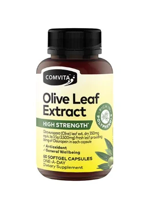 Comvita Olive Leaf Extract High Strength 康维他橄榄精华胶囊【强效】60粒【保质期2029/03】