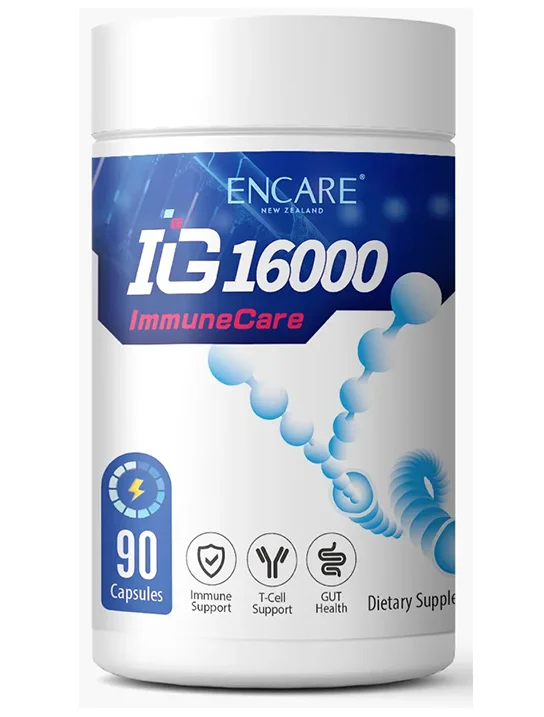 ENCARE IG16000 耳牛蛋白(姜黄硒升级版) 8550mg 90粒【保质期2029/01】