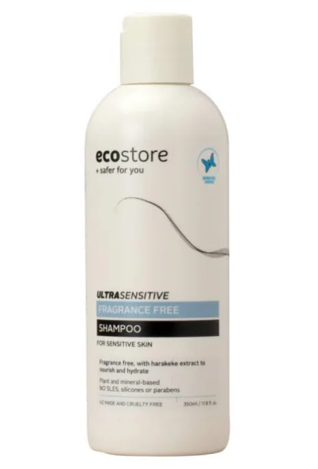 Ecostore ultra sensitive shampoo 350ml 纯植物配方纯天然洗发水(无香型敏感发质)350ml 【保质期2028/02】