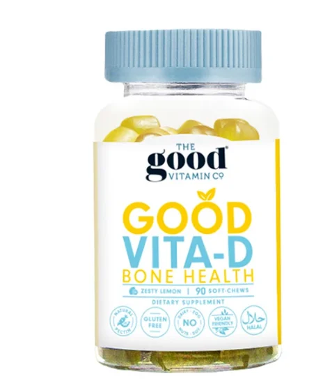 The Good Vitamin Co Adult Good Vita-D Bone &amp; Immune 成人维D骨钙+免疫软糖 90粒【保质期2028/04】