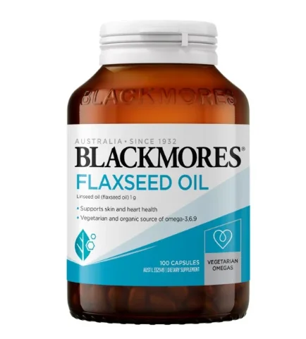 Blackmores Flaxseed Oil 澳佳宝亚麻籽油 100粒【保质期2028/02】