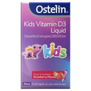 Ostelin  <范玮琪推荐> 婴幼儿 维生素D滴剂(草莓味)20ml 【保质期2028/06】