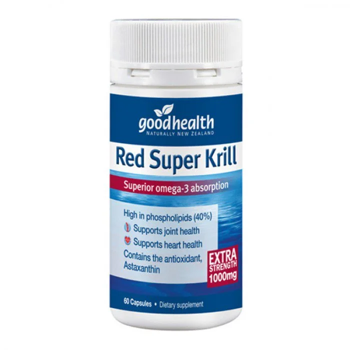 Good health 好健康 红磷虾油胶囊虾青素1000mg 60粒 【保质期2027/08】