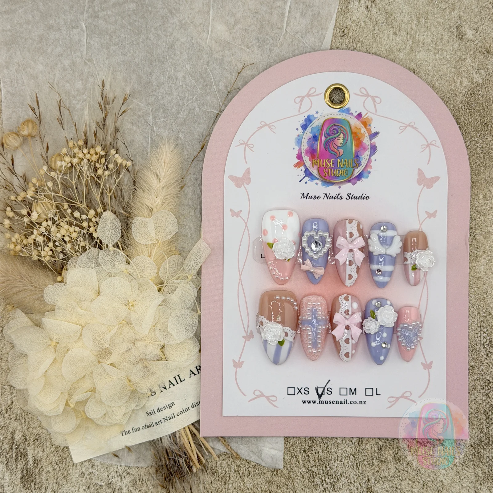 Sugar Garden | Candy-Colour Petal Press-On Nails