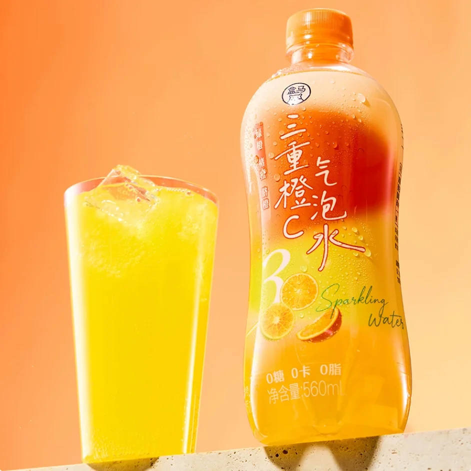 盒马三重橙C气泡水560ml*15