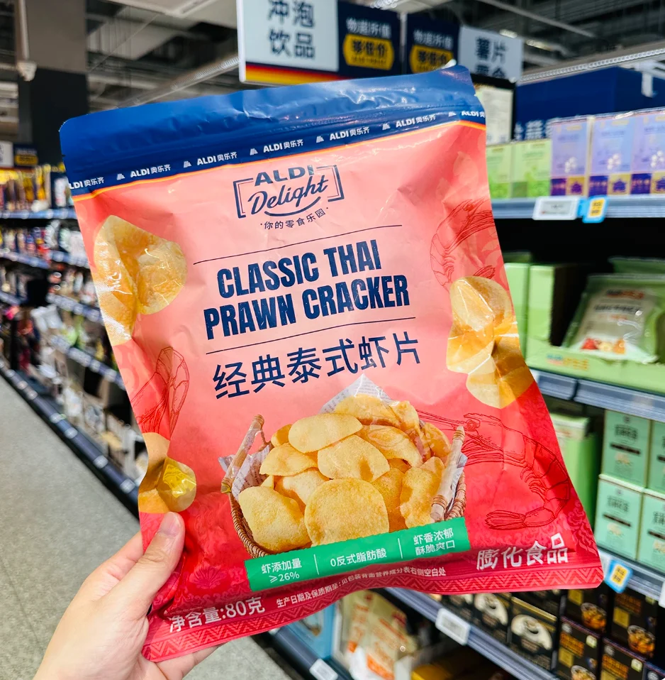 奥乐齐经典泰式虾片80g