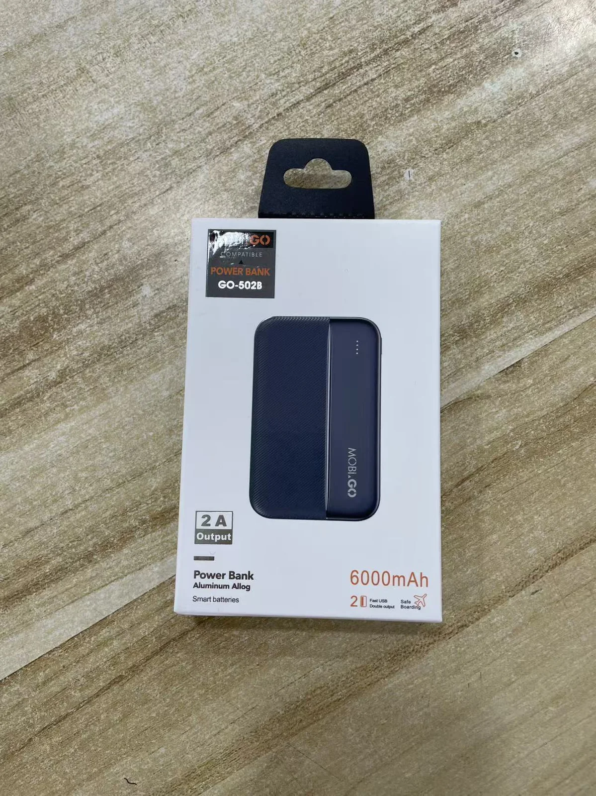 Mobigo 6000 mah power bank GO502B