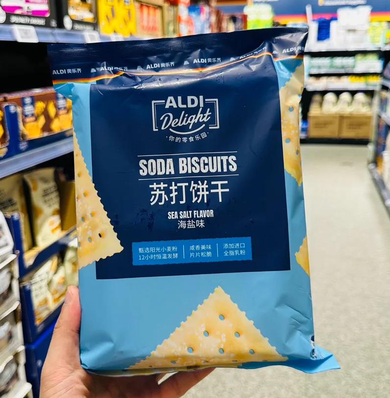 奥乐齐苏打饼干海盐味360g