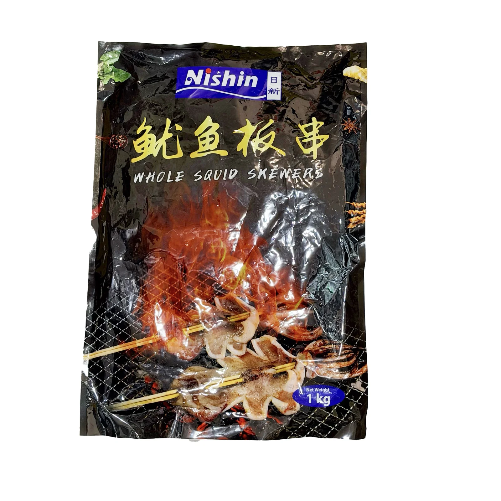 日新鱿鱼板串1kg