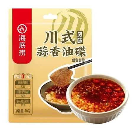 海底捞川式蒜香油碟70g