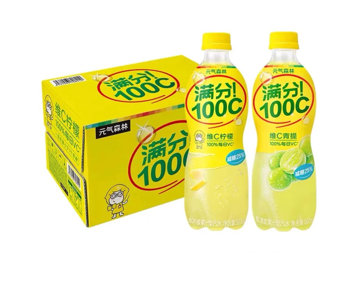 元气森林满分10C维C青提味500ml*15