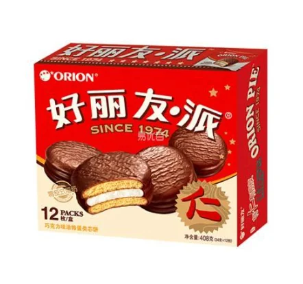 好丽友巧克力派445g