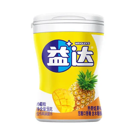 益达口香糖热带炫果味56g