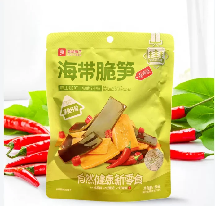 良品铺子脆笋海带香辣味160g