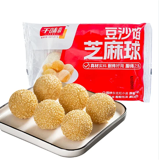 千味央厨豆沙馅芝麻球260g
