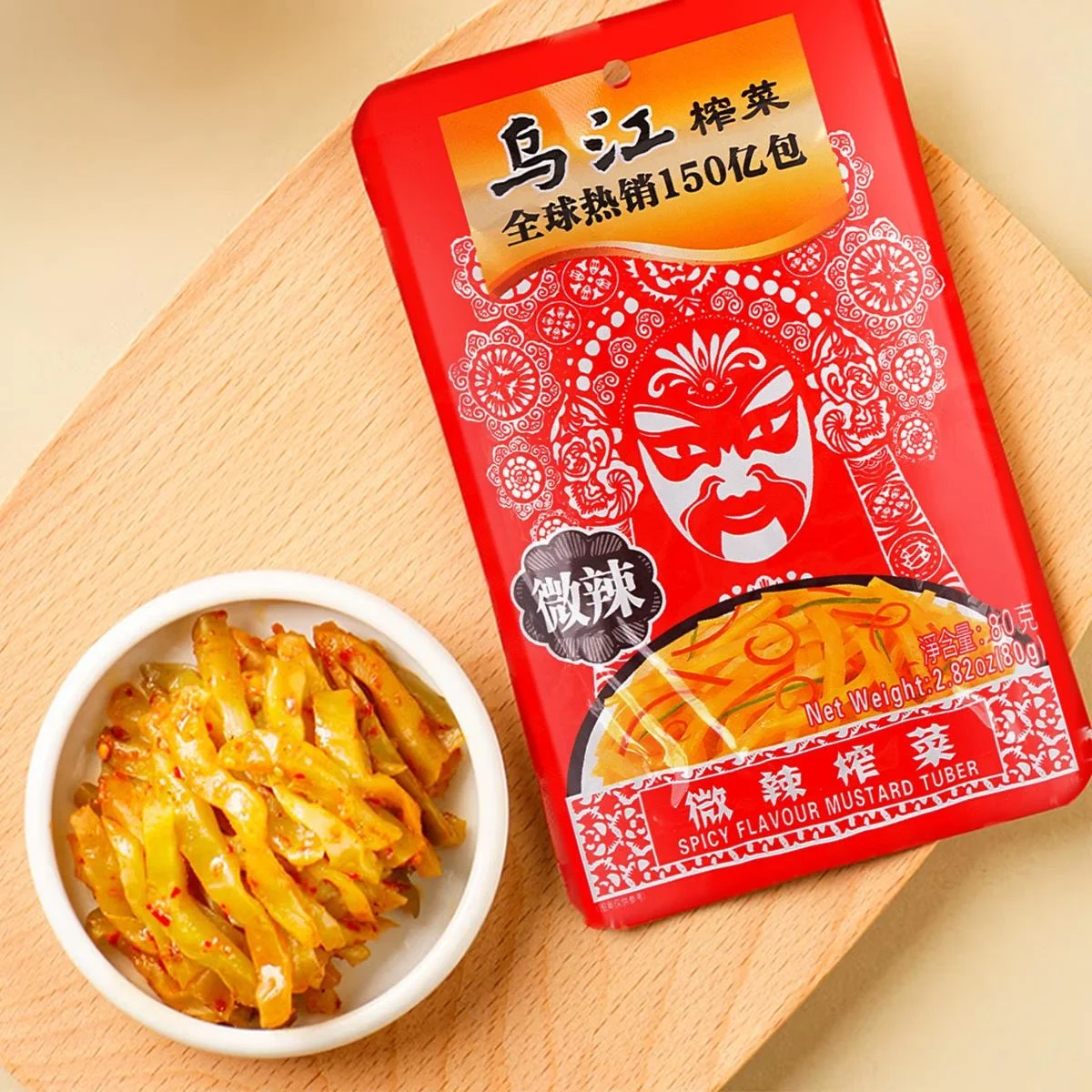 乌江微辣榨菜丝80g