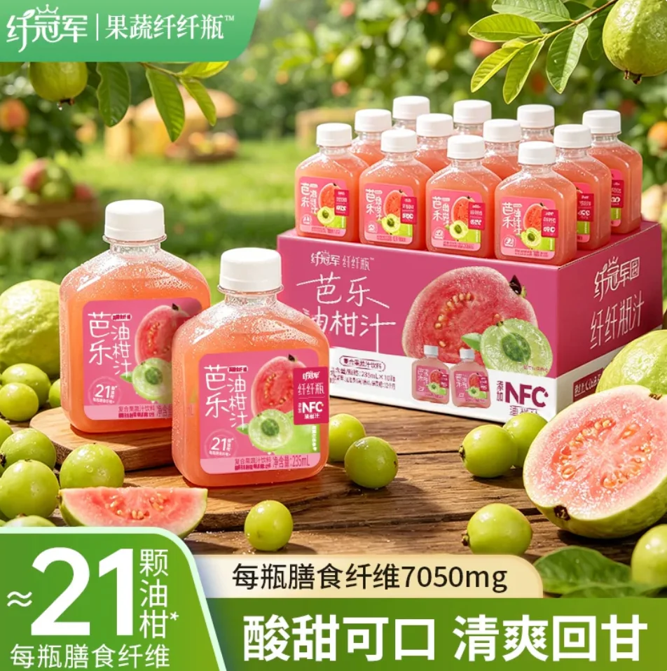 轻上纤冠军芭乐油柑汁235g*10