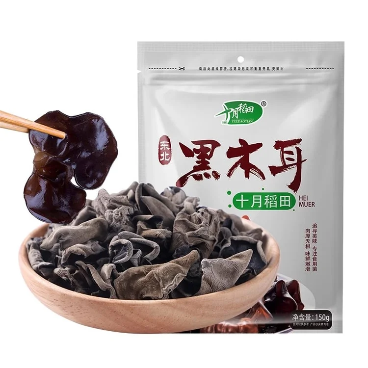 十月稻田黑木耳150g