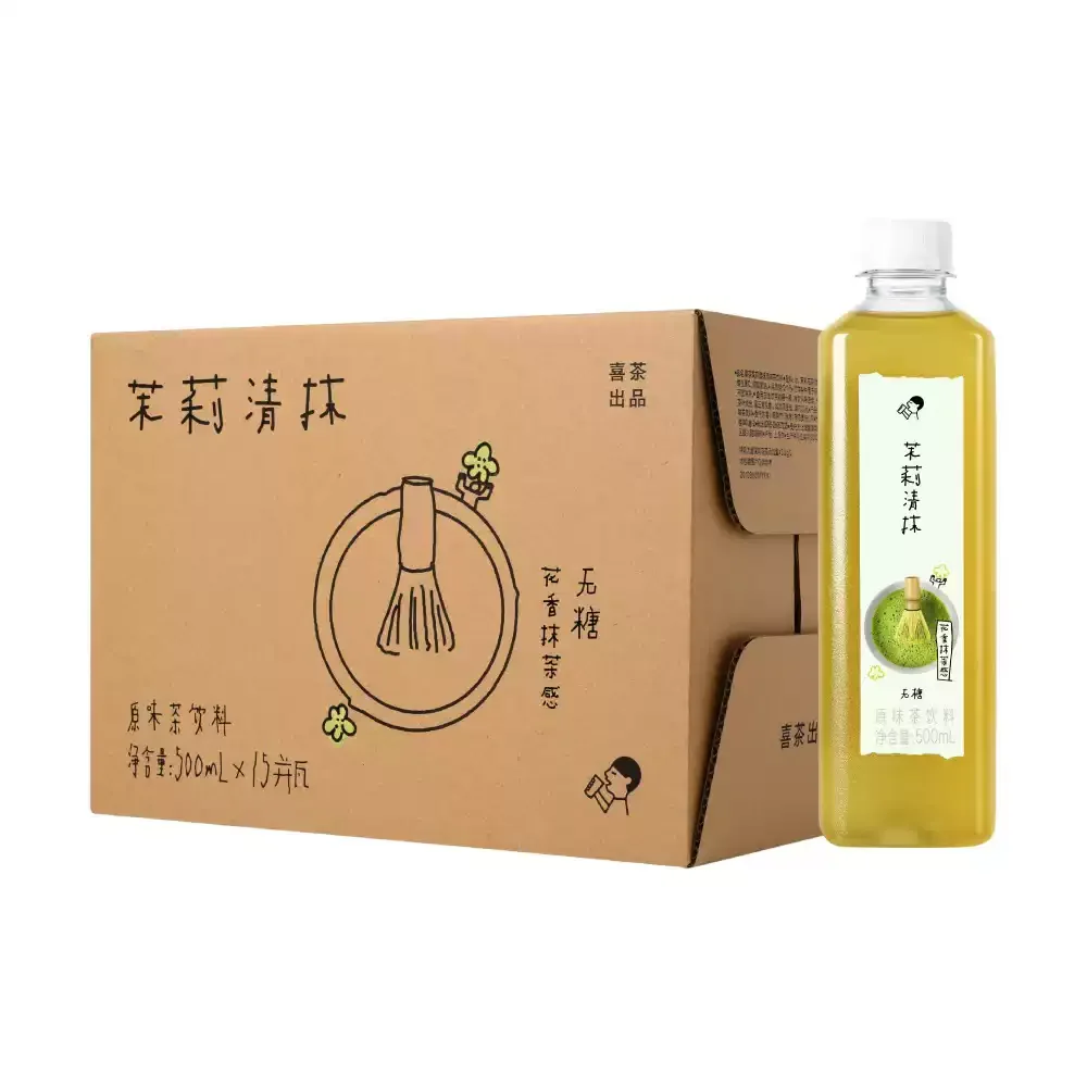 喜茶茉莉清抹无糖茶500ml*15
