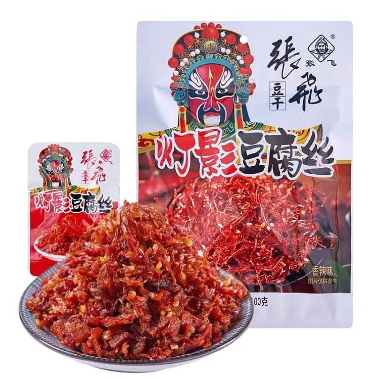 张飞灯影豆腐丝100g