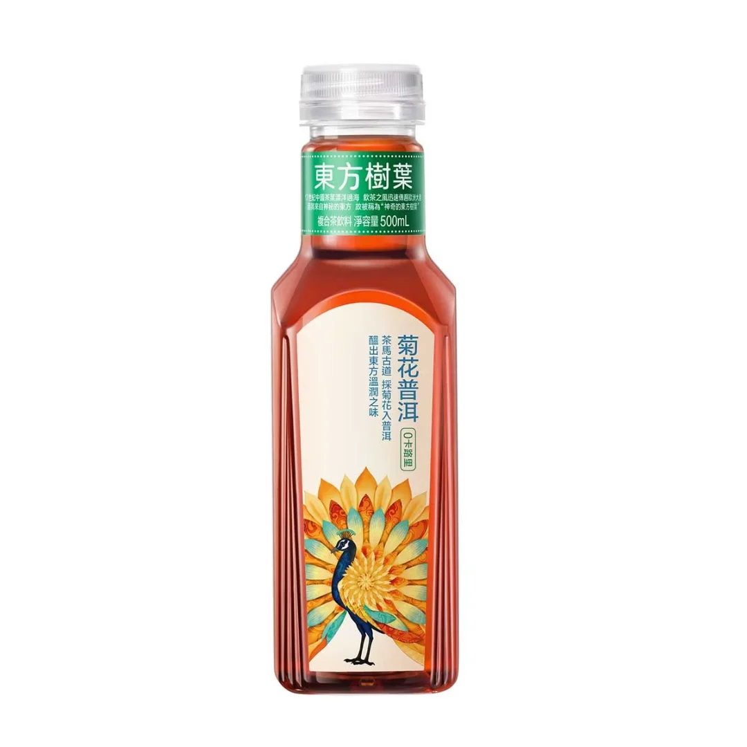 东方树叶菊花普洱茶500ml