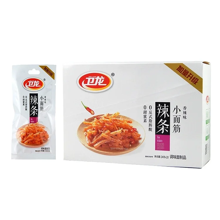 Wei Long Little Spicy Gluten Strips Classic Spicy Flavour