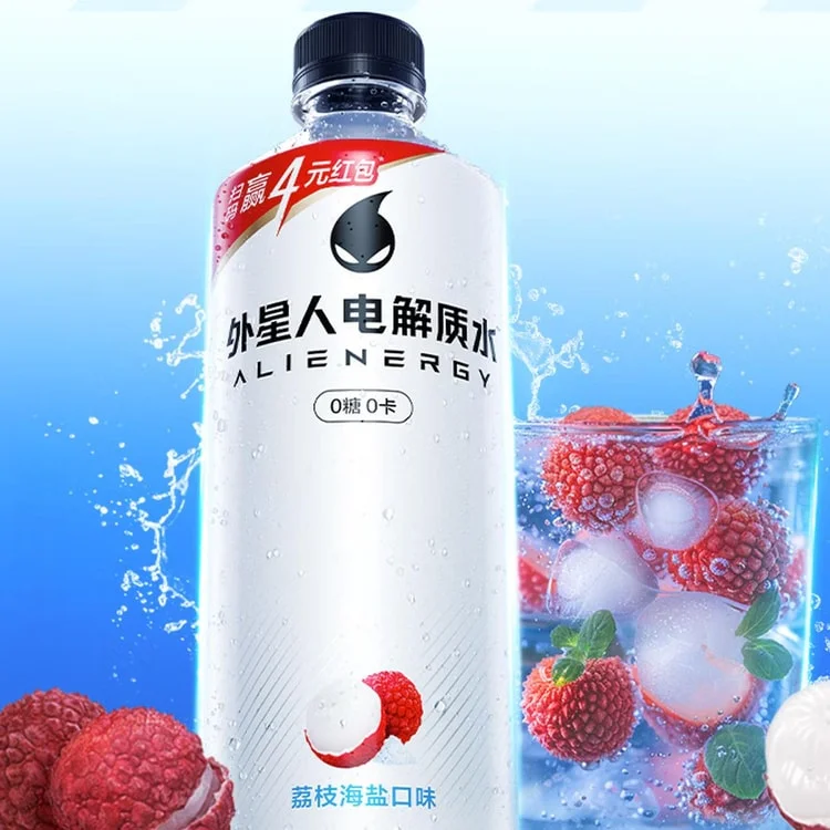 外星人电解质水荔枝海盐口味600ml