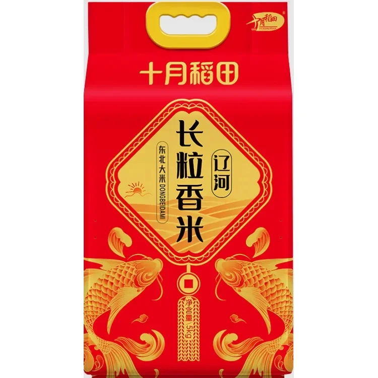 十月稻田东北辽河长粒香米5kg