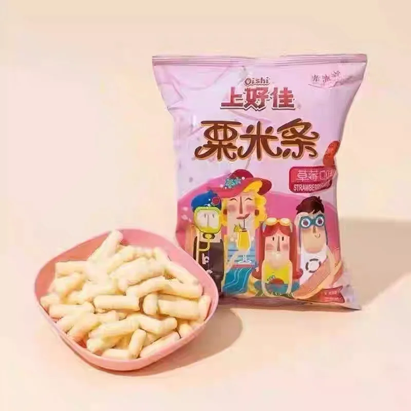 上好佳草莓粟米条128g