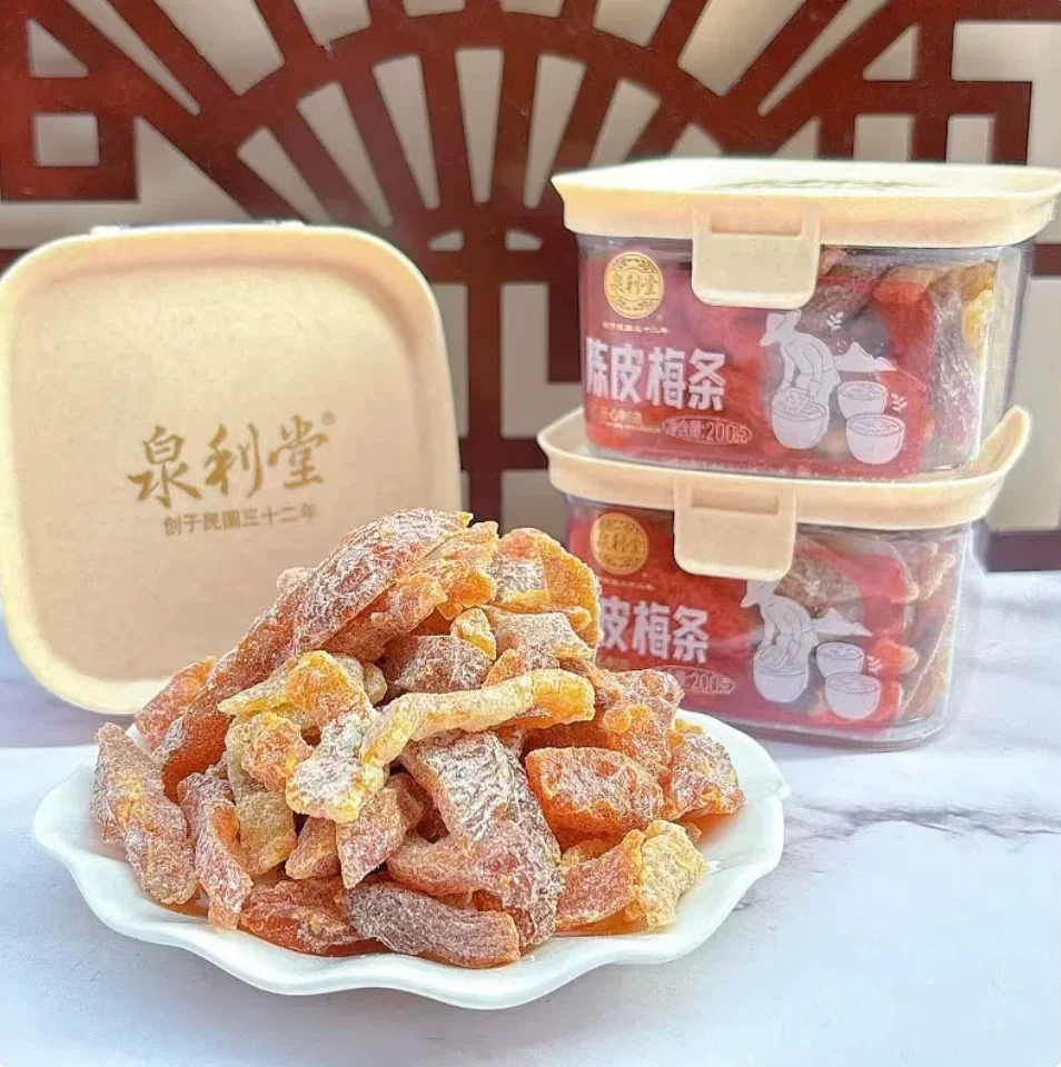 泉利堂陈皮梅条200g