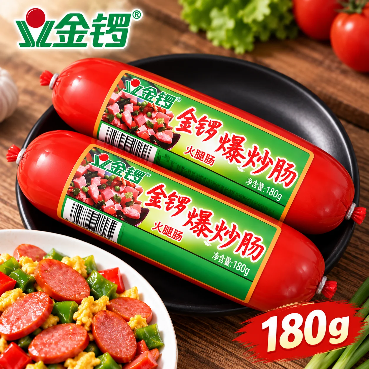 金锣爆炒火腿肠180g