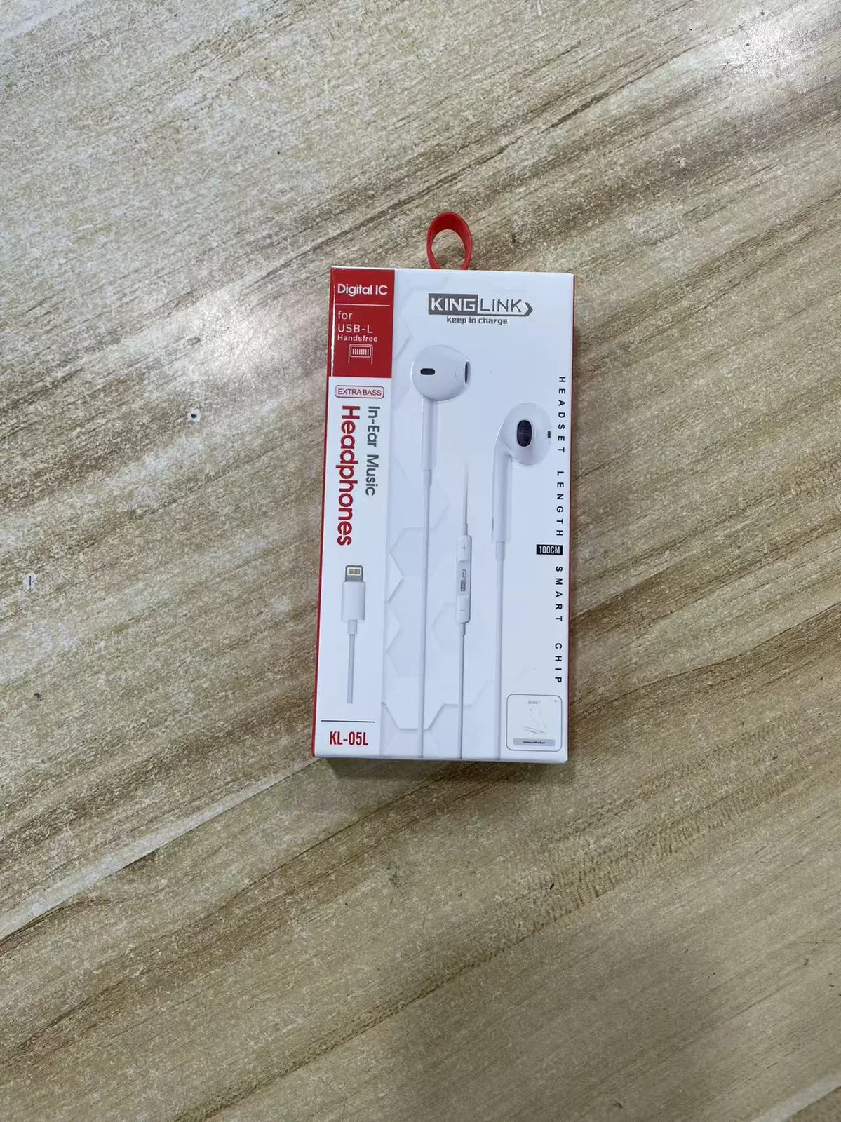 Kinglink 1m lightning earphones KL05L
