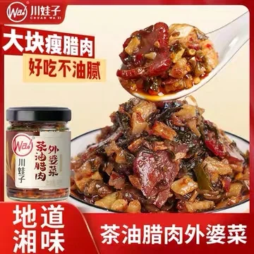 川娃子茶油外婆菜238g