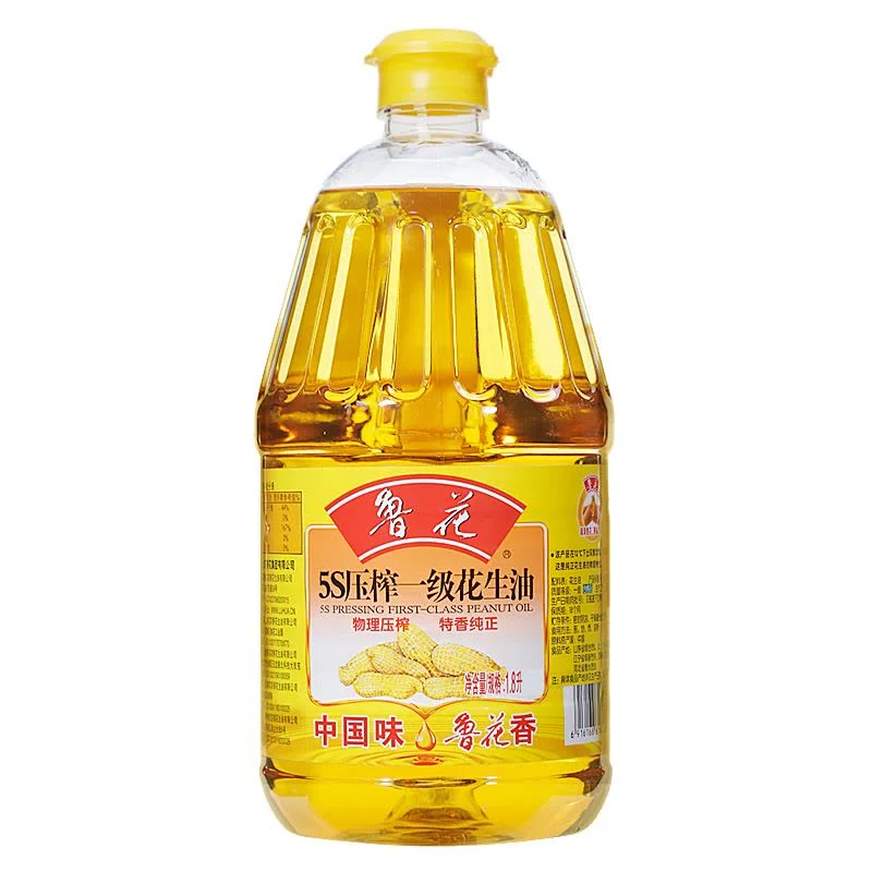 鲁花5S压榨一级花生油1.8L