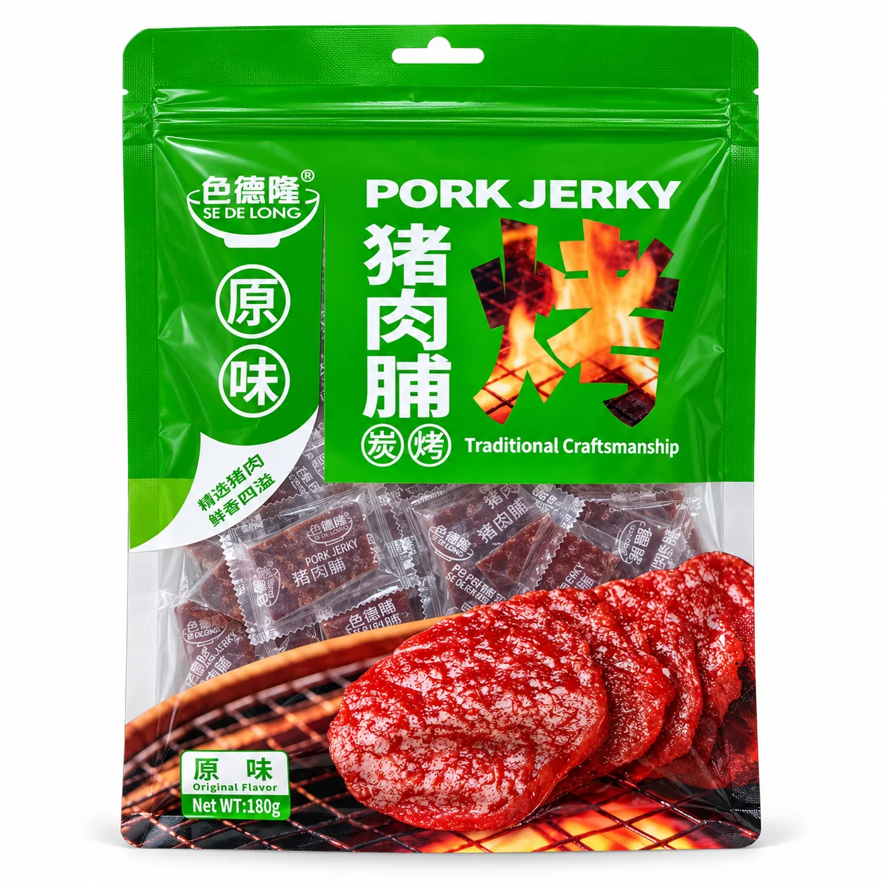 色德隆原味猪肉脯180g
