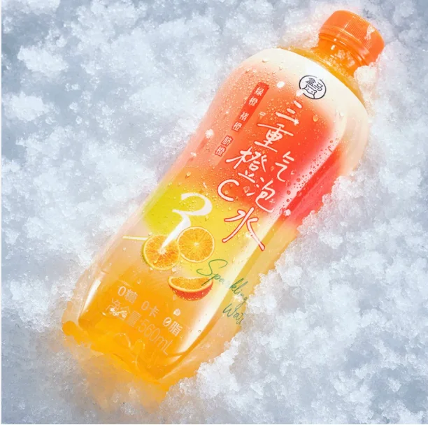 盒马三重橙c气泡水560ml