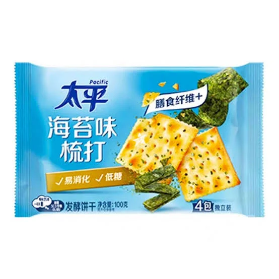 太平苏打饼干海苔味100g