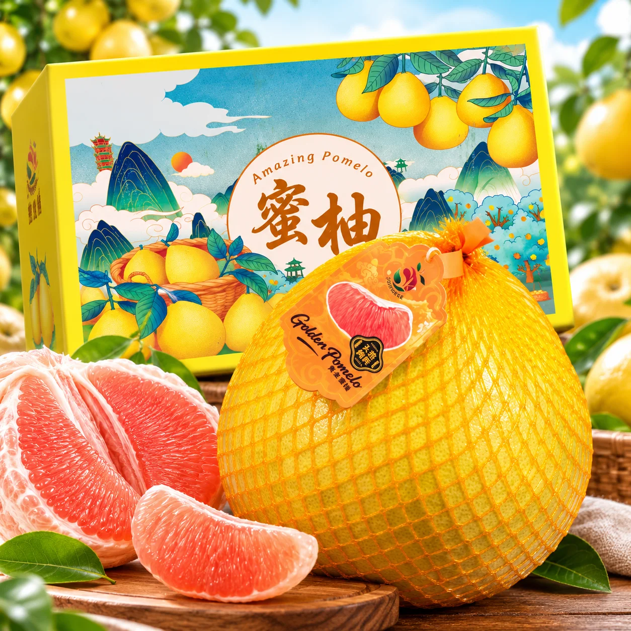 中国黄金柚/个