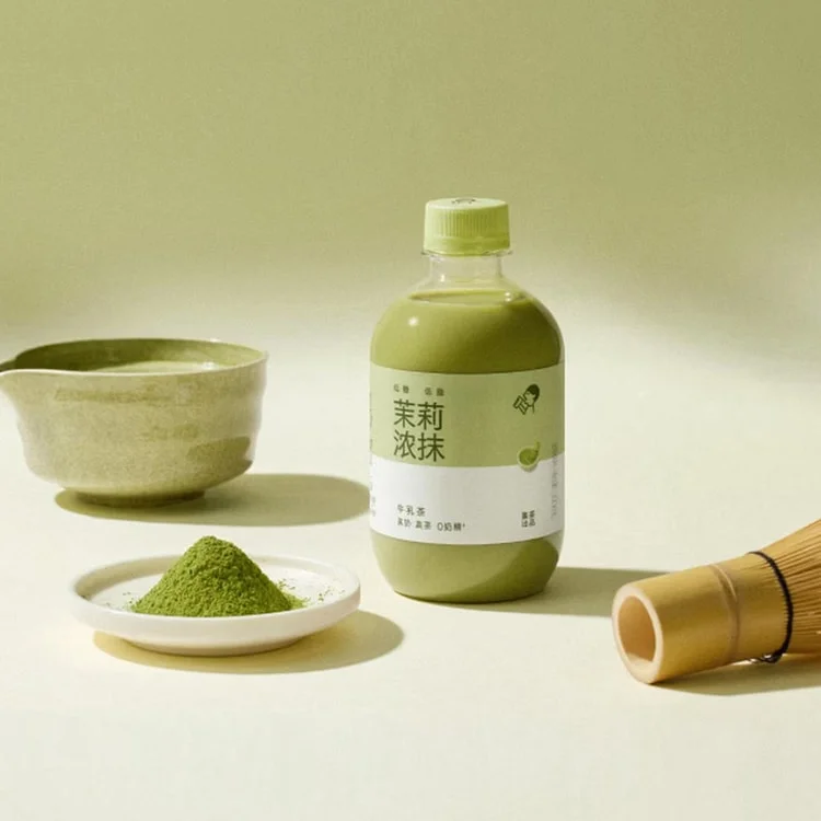 喜茶茉莉浓抹牛乳茶350ml