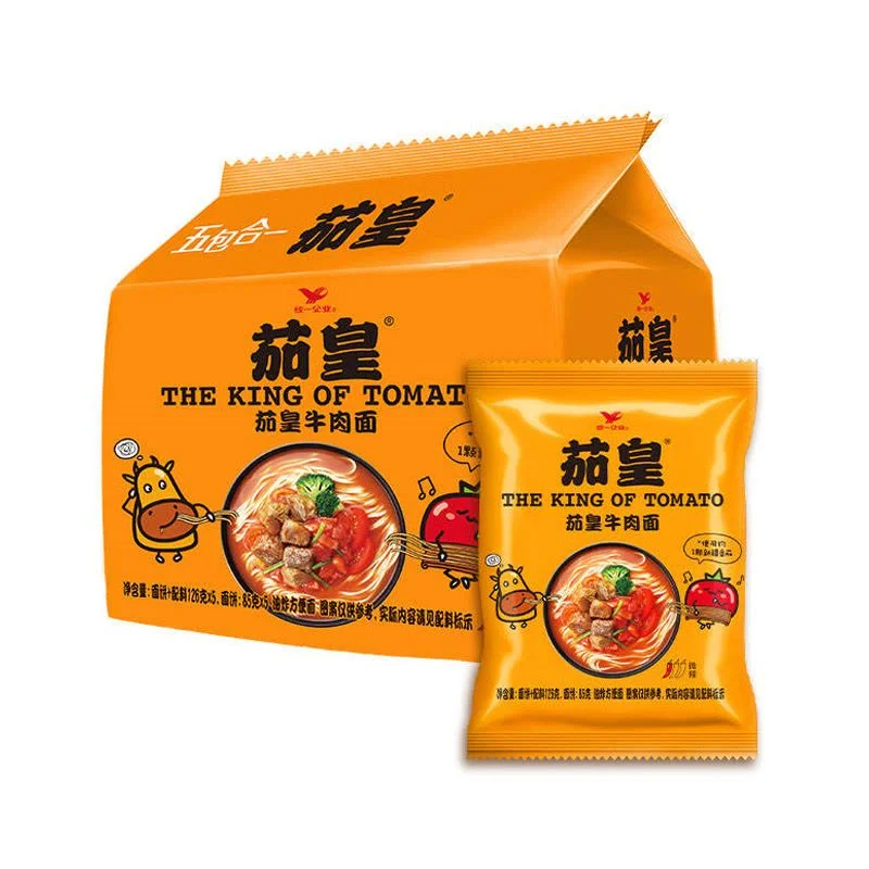 统一茄皇牛肉面126g*5