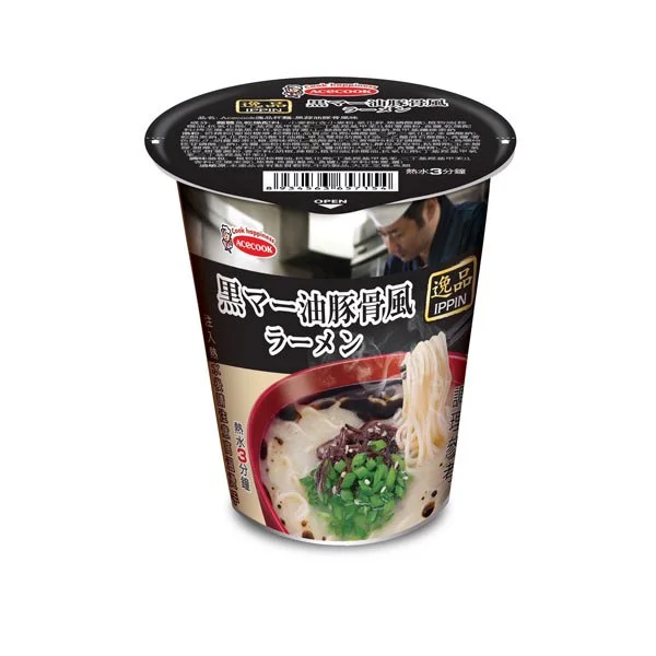 Acecook Black Tonkotsu with Garlic Fla