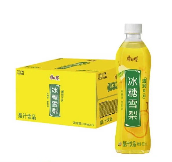 Master Kong drinks pear flavor