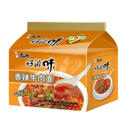 康师傅好滋味香辣牛肉味91g*5